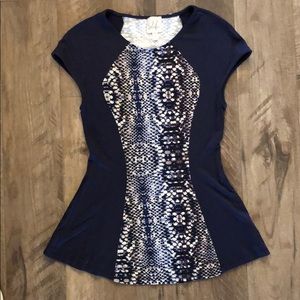 julienne Snake Skin Top